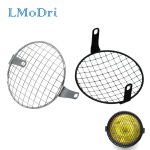 LMoDri universaalne mootorratta esitulede kate v&otilde;rguv&otilde;re lambivari v&otilde;rkv&otilde;re maski kaitse Retro v&otilde;re terasest Style 5