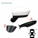 Soarhorse Car Side Mirror Lower Cover Rearview Shell housing Cap For Mazda CX-5 CX5 2013 B LH Left side