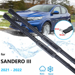 Dacia Sandero Streetway III MK3 DJF BJI 2022 luukp&auml;ra eesmise tagumise klaasipuhasti komplekt akna esiklaasi esiklaasi autole Rear Wiper