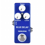 Mosky Deep Blue Delay Mini Kitarriefekti Pedaal True Bypass sinine