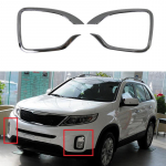 Kia Sorento 2013 2014 ABS kroomitud eesmise udutule katte liistliistu esiosa udutule kaitseks rear foglight cover