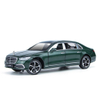 1/24 BENZ S400 S-klassi sulamist auto valatud mudelid ja m&auml;nguautod Autokujuline mudel Heli ja valgus T&otilde;mmatav auto M&auml;nguasjad Kingitused roheline