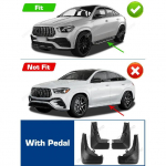 For Mercedes Benz GLE Coupe   2024 2025 Fender Mudflaps Splash Guards Mudguards Mud Flaps car Accessories With Pedal