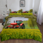 Laste &Uuml;hekohaline Tekikoti Komplekt Poistele, Multifilm Autod Traktor Ekskavaator Voodipesu Teismelisele Poisile, Seadmete Veoautode Tekikoti komplekt 140x200cm