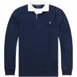 Polo Ralph Lauren SS25 Klassikaline l&otilde;ige Tikitud hobuse logo Fliisist pikkade varrukatega polos&auml;rk Meeste pealsed 710696487-001 XXL