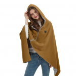 Soojendusega sall-pleed USB-toitega soojendussall naistele elektriline tekk kaasaskantav juhtmevaba soojendusega tekk kott 3 kuumuseastmega