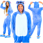 &Uuml;hesilmaline kigurumi kost&uuml;&uuml;m mikrokiud soe pidžaama dressipluus m &Uuml;hesilmaline &otilde;mblus kost&uuml;&uuml;m - M blue