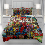 Spiderman VS Hello Kitty tekikate meestele naistele/Lastele KID Prinditud multifilm Voodipesukomplekt Tekk Voodi Pehme 135x200cm 2pcs