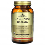 Solgar, L-arginiin, vabas vormis, 1000 mg, 90 tabletti