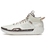 Li Ning Badfive 3 Comfortable Cushioning, Wear Resistant Mid top Basketball Shoes Men's Ecru ABFT025-3 41