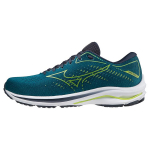 Mizuno Wave Rider 25 Tekstiil, S&uuml;nteetiline Nahk Polsterdus Kulumiskindel Hingav Tagasil&ouml;&ouml;k J1GC210382 50