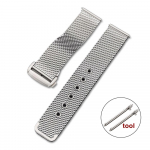 Omega Seamaster 20mm 22mm H&otilde;bedane V&otilde;rk K&auml;ev&otilde;ru Lame Liides Roostevabast Terasest Kellarihm Hingav Kerge Disain 20mm h&otilde;be