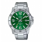 CASIO Unisex Standard Series Roheline k&auml;ekell MTP-VD01D-3BV MTP-VD01D-3BV Green Dial