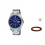 CASIO Meeste Sinine Kell MTP-1384D-2A- Silver