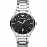 Emporio Armani Ruggero Must Metall Meeste Kvarts Kuup&auml;ev AR11310 must