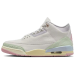 Air Jordan 3 Retro Spring is In The Air Meeste Tossud Valge Sail Jade-Aura-Aura-Iced-Carmine-Muslin-Iris-Whisper IF4396-100 40