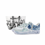 Nike Air Force 1 Libisemisvastased Kulumiskindlad Madalad Rula Kingad Unisex Eeter Sinine CW2288-111(Team619-S-BOX) 36.5