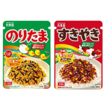 Marumiya Jaapani Furikake Riisimaitsestaja Komplekt, Noritama (Muna) & Sukiyaki (Veiseliha) Maitse, Autentsed riisilisandid, 2/6/10 pakki