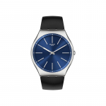 Swatch &Scaron;veitsi k&auml;ekell S&uuml;gavsinine Kuulsus Helendav Mood Kvartsikell Kvartsmehhanism Sinine sihver Unisex Kellad SS07S125 Blue