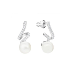 Swarovski Gabriella Spiraal P&auml;rl Valge Kuld Plaaditud K&otilde;rvar&otilde;ngad Naiste k&otilde;rvar&otilde;ngad 5410976 Box (Random Color)