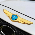 3D Metall Esikatte Tiivakujuline Embleem Logo Kleebised Bentley Continental GT MULLINER Bentayga Flying HurtlingSpurlogo jaoks 1pc
