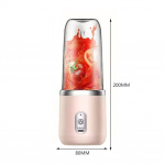 1 tk Elektriline mahlapress Sidrun Apelsin Blender USB Laetav Mahlapressi Tass Mahlapress Smuuti Blender roosa