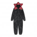 Talvine unisex lihas&ouml;&ouml;ja lillega onesie flanellist &uuml;hes t&uuml;kis magamisr&otilde;ivad pikkade varrukate ja kapuutsiga j&otilde;ulup&uuml;jamaad vaba aja veetmiseks 130