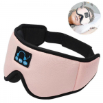 Magamismask Bluetooth-k&otilde;rvaklappidega, 3D pimendav silmakate &uuml;li&otilde;hukeste stereok&otilde;larite ja mikrofoniga, ideaalne k&uuml;ljel magajatele, reisimiseks, meditatsiooniks