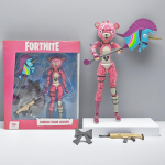 Fortnite Raptor Must R&uuml;&uuml;tel Kolju S&otilde;dur Premium Kalli Meeskonna Juht MogulMaster Tegevuskuju Toa Kaunistus M&auml;nguasjad Laste Kingitus pink