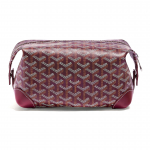 Goyard Monogram Zip Reisi Tualett-kott Unisex tualett-kott Burgundia BOEING025TY-33CL33P Basic Set (Bag+Dust Bag)