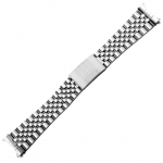 19 mm kaardus otsaga t&auml;ismetallist rihm Seiko jaoks Nr. 5 SNXS77/80/79K/75/73 NXS73K1 Roostevabast terasest k&auml;ev&otilde;ru Jubilee Oyster kellaaeg 19mm-width