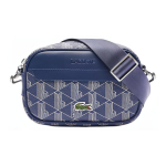 Lacoste Vabaaja Krokodillimustriga PVC Risti-keha &Otilde;lakott V&auml;ikesed Meeste kotid Ookeanisinine NH4586BGM83 Ocean Blue,Small