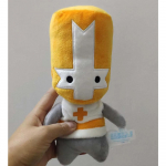 Castle Crashers punane Oranž R&uuml;&uuml;tel pehme m&auml;nguasi uus 20cm kollane