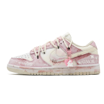 Nike Dunk nahast libisemis- ja kulumiskindlad madalad rulaketsid Unisex roosad DD1503-103(Team726-) 35.5 white