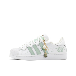 Adidas Originals SUPERSTAR Slip Resistant Abrasion Resistant Slip Resistant Abrasion Resistant Low top Skateboard Shoes EG4958(Team403-) 37⅓ white