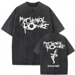 Pestud Vintage Rokkib&auml;ndi My Chemical Romance Long Live The Black Parade Graafilise Tr&uuml;kiga T-s&auml;rk Meestele Naistele &Uuml;le suuruses Punk Emo T-s&auml;rgid S