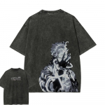 Ryomen Sukuna Curse T-s&auml;rk Jujutsu Kaisen T Vintage Pesitud &Uuml;lem&otilde;&otilde;duline Retro Anime Harajuku Streetwear Graafiline Manga Meeste R&otilde;ivad M