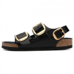 Birkenstock Wmns Milano Suure Pandlaga Naturaalne Lakknahk Kitsas 'Must' Naiste 1024211 40