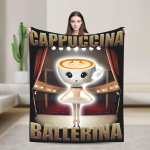 Ballerina Cappucina Itaalia Aju-m&auml;danemise Tekid Villased Fantastilised Hingavad Visketekid Voodipesuks Elutoaks Suveks 200x150cm 80x60in