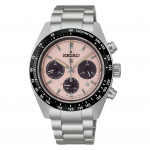 PROSPEX SBDL127 SPEEDTIMER P&auml;ikesej&otilde;ul t&ouml;&ouml;tav stopper Tak&uuml;meeter Kuup&auml;ev Klassikaline Roosa 2026 V&auml;ljalase Roostevaba Teras [Seiko Kell] Meeste Kell, Toide, Funktsioon,