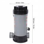 CL-200 In-line basseiniklorinaator Basseini automaatne keemiline dosaator Kloori doseerimisseade Veen desinfitseerimisseadmed