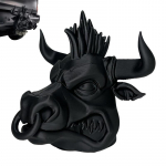 3D Buffalo Haagise Pullipea Haakekatte Kujuline Lehm Haake&uuml;henduse Kaitsja Tolmukindlad Haakekatted Haagisele Veoautole RV-le