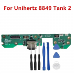 Uus Originaal Unihertz 8849 Tank 2 Mobiiltelefonile USB Laadimispistik Laadimis PCB Emaplaat Dokk Asendusplaat Osad