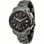 Maserati R8873645001 Successo Kronograaf Must Tihvtidega Meeste K&auml;ekell 45mm hall