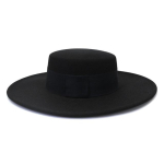 Prantsuse Naiste M&uuml;ts Suure Laiusega &Auml;&auml;r 10CM Fedora M&uuml;ts Talvine Villane Derby Pulma-Jazz M&uuml;tsid Lame Tipp Vilt M&uuml;ts 56-58CM black
