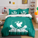 Liverpool Football Club komplekt Voodipesu Tekikottide komplekt Tekikott Padjap&uuml;&uuml;rid  (1 * Tekikott 2 * Padjap&uuml;&uuml;ri, ilma tekita) 135x200cm