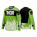 2026 Thor Meeste Pikkade Varrukatega Downhill Maastikuratta S&auml;rk Hingav Off-Road Rattas&auml;rk RadaS&otilde;it XS