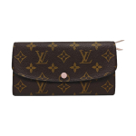 [Kasutatud] Louis Vuitton Emilie rahakott 'Pruun Monogramm L&otilde;uend' - Suurep&auml;rane #6T8TPX ONE SIZE brown