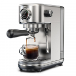 Kohvimasin Hibrew H10B Reguleeritava temperatuuriga poolautomaatne espressomasin piimavahustajaga 20 baari
