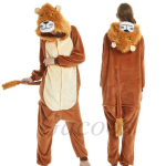 Loom J&auml;nes L&otilde;vi Hunt Tiiger Halloweeni Kost&uuml;&uuml;mid Kigurumi T&auml;iskasvanute &Uuml;hesosad Laste Cosplay R&otilde;ivad Naistele Meestele Anime &Uuml;hesosaline Kombinesoon 10T(Height 125-135CM l&otilde;vi